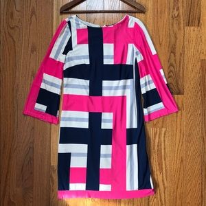 🌿Vintage Eliza J Color Block Dress | Size 6 🌿
